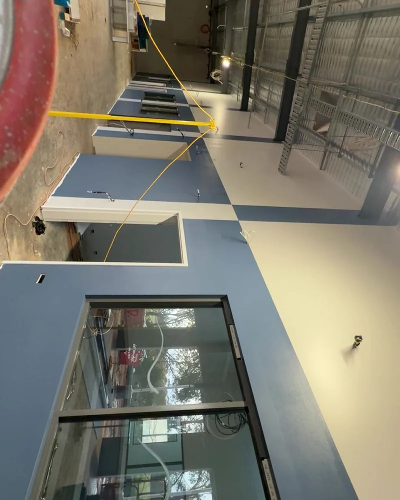 Commercial wall finish